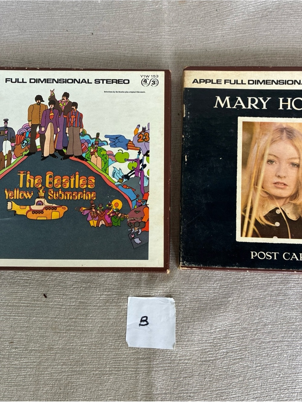 The Beatles Yellow Submarine Reel to Reel Tape Apple Records Mary Hopkin Lot